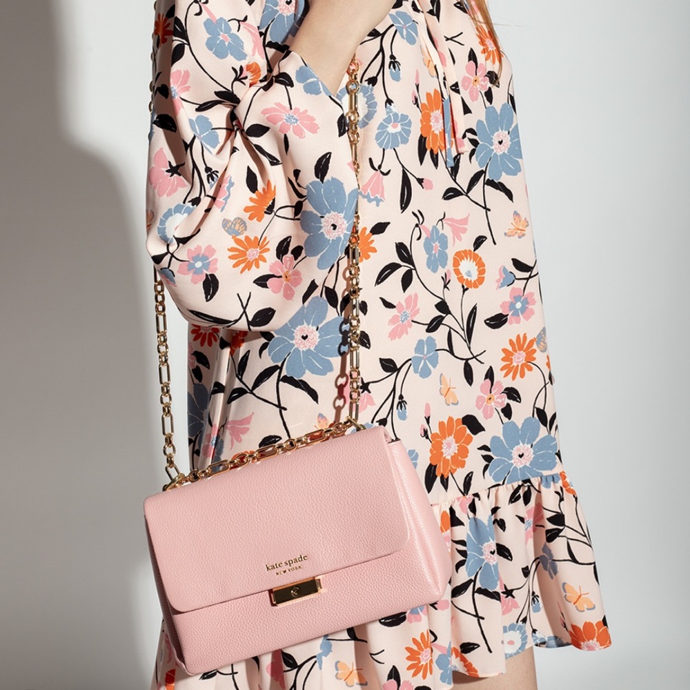 Kate Spade Carlyle Medium Shoulder Bag - Coral Gable (Light Pink)